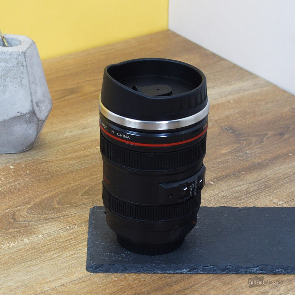 Mug Isotherme Objectif d'Appareil Photo - Mug Original CadoMaestro