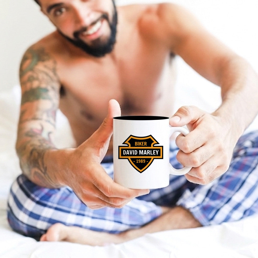 Mug Motard à Personnaliser - Mug Personnalisé