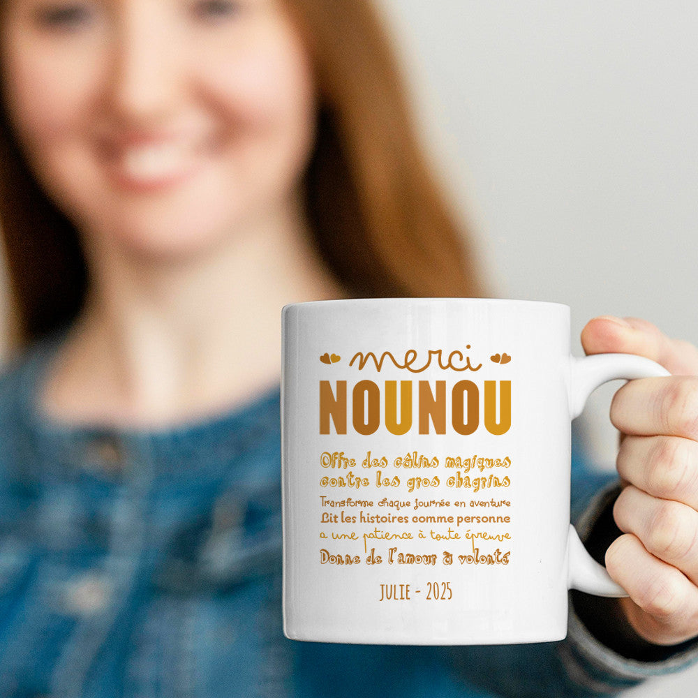 Mug Nounou à Personnaliser - Mug Personnalisé