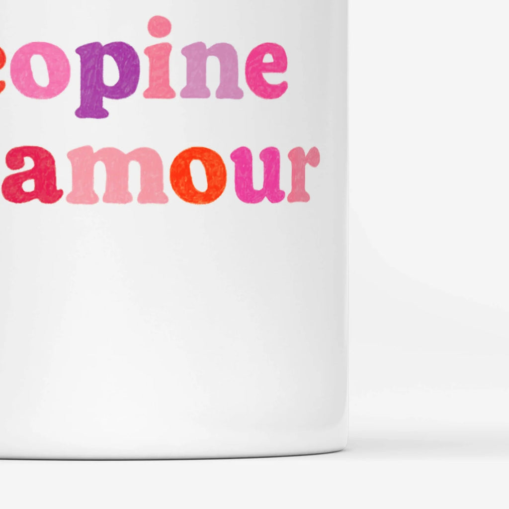 Mug Copine d'amour avec impression recto verso