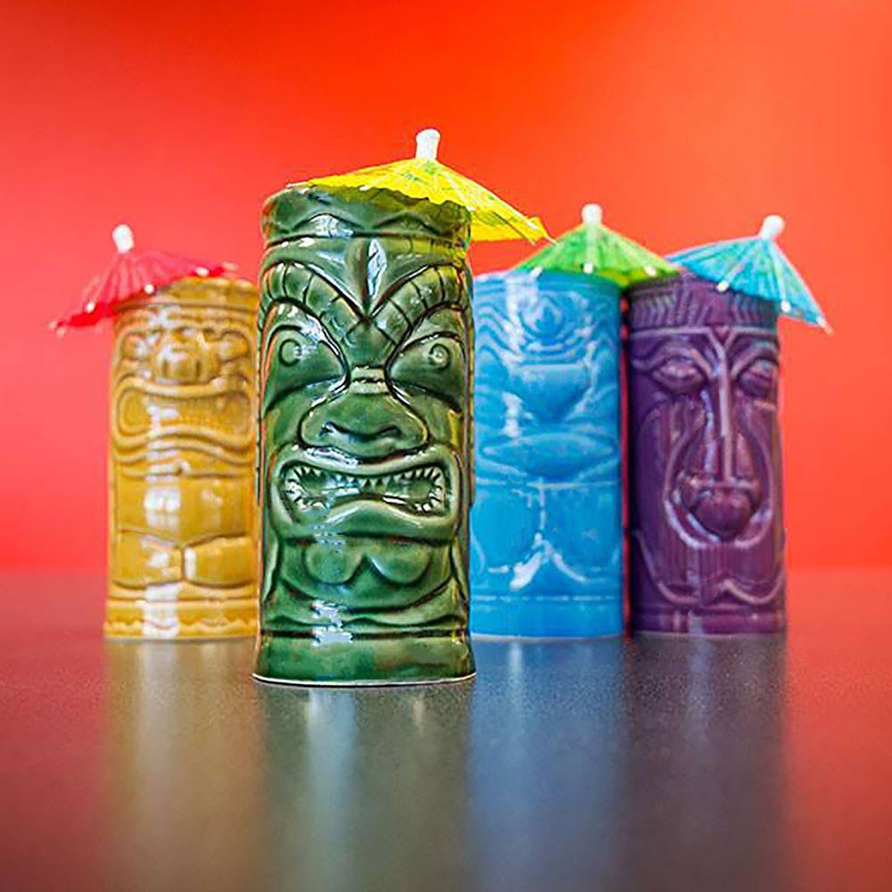 Mugs à Cocktail Tiki (x4) - Mug Original CadoMaestro
