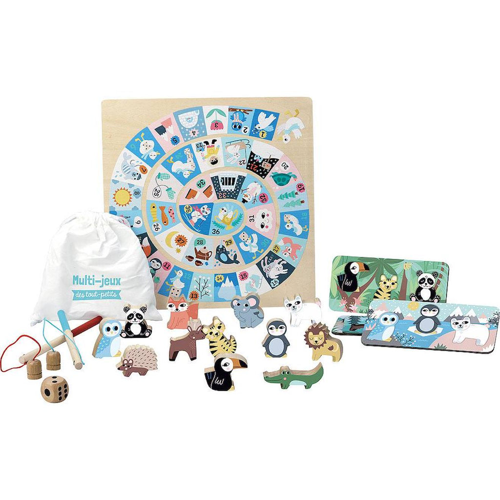 Multi-jeux des tout-petits m carlslund bleu