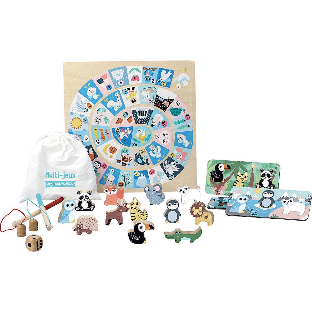 Multi-jeux des tout-petits m carlslund bleu