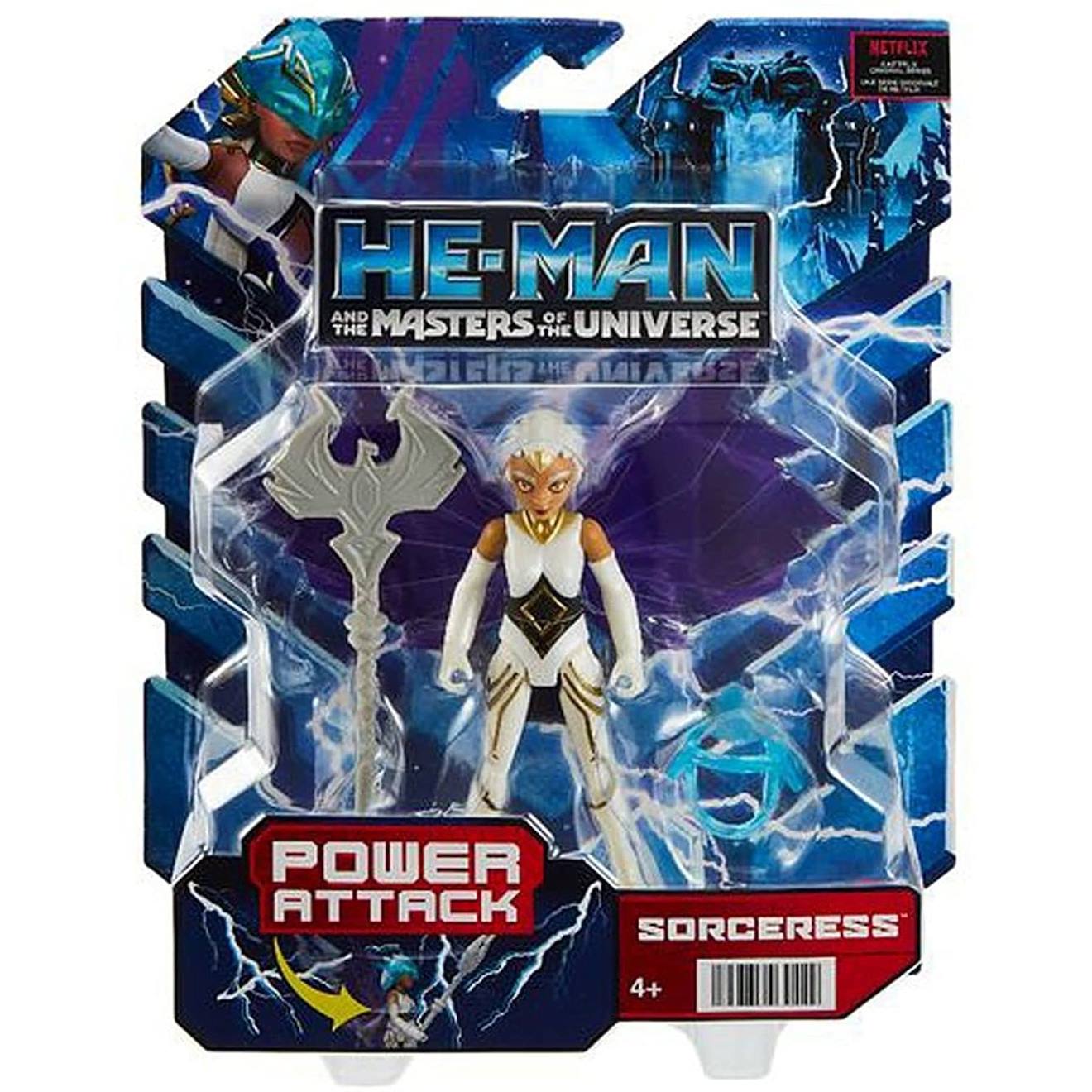 Musclor et les maîtres de l'univers - figurine articulée la sorcière multicolore
