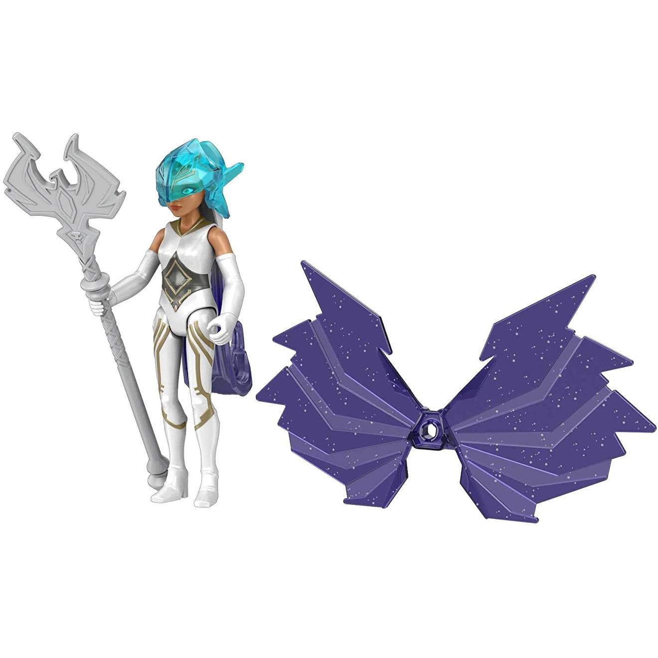Musclor et les maîtres de l'univers - figurine articulée la sorcière multicolore