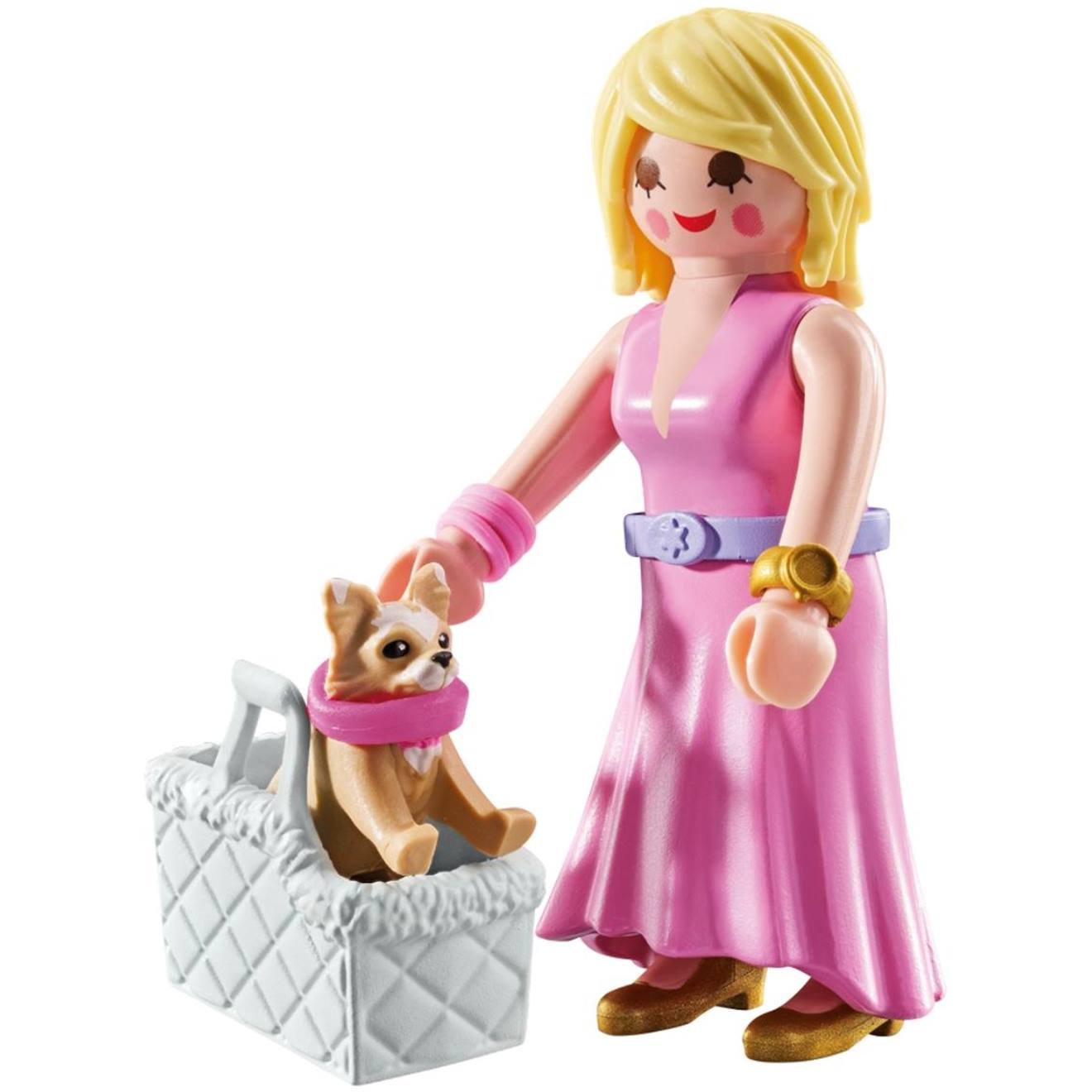 My life dame avec chihuahua et le panier pour le transport 71737 multicolor