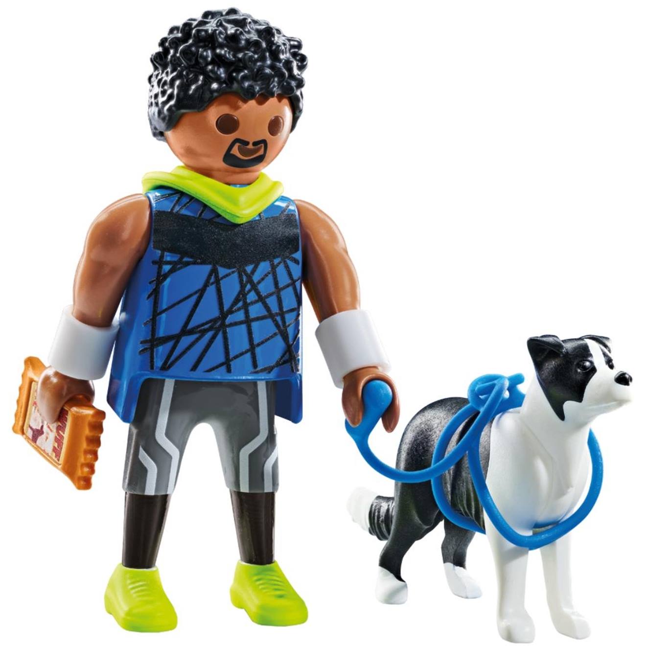 My life homme sportif avec border collie et accessoires 71740 multicolore