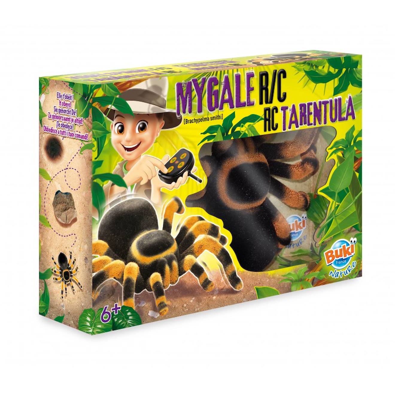 Mygale radiocommandée jaune