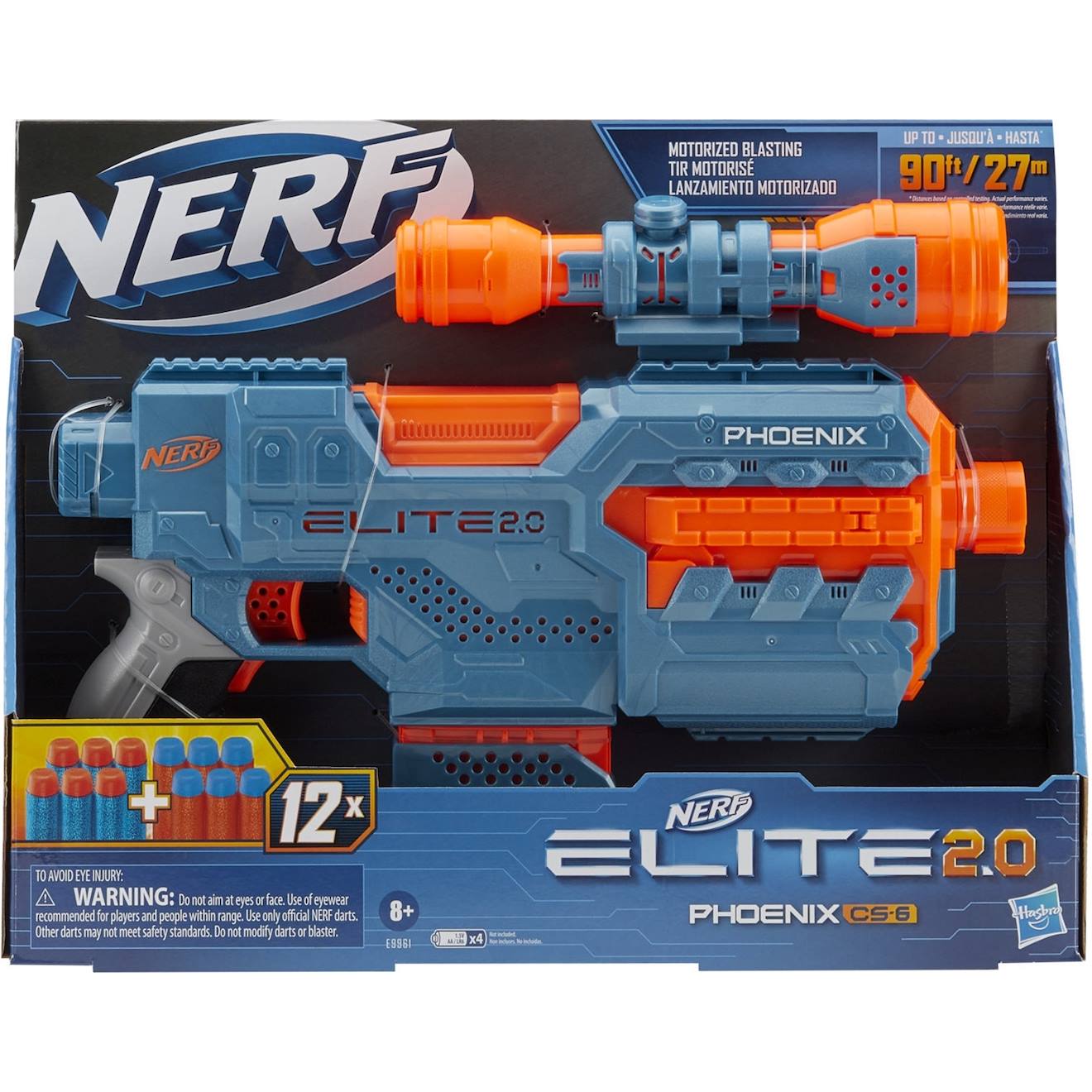 Nerf elite 2.0 bleu et orange