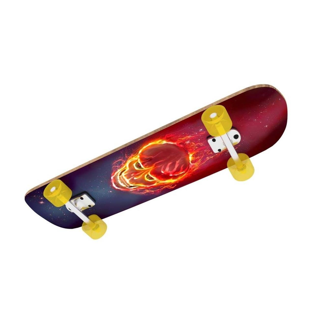 New sports skateboard ghostrider, longeur 78,7 cm multicolore