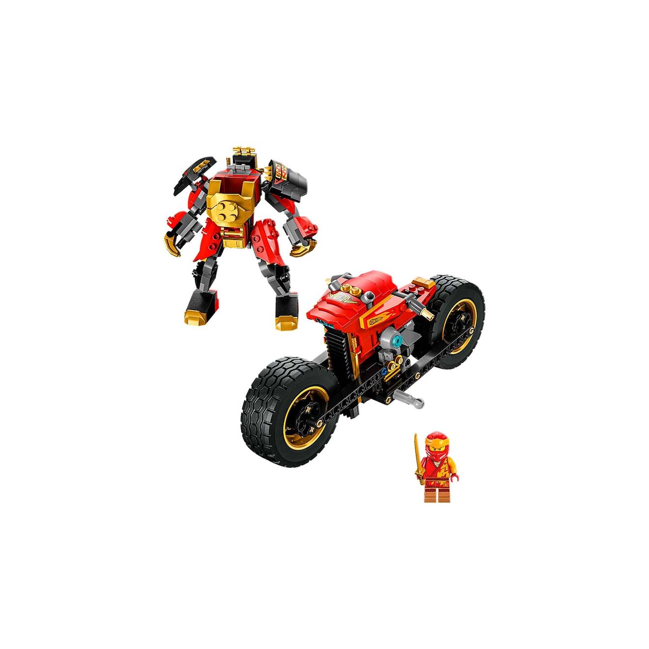 Ninjago la moto du robot de kai – évolution 71783 multicolore
