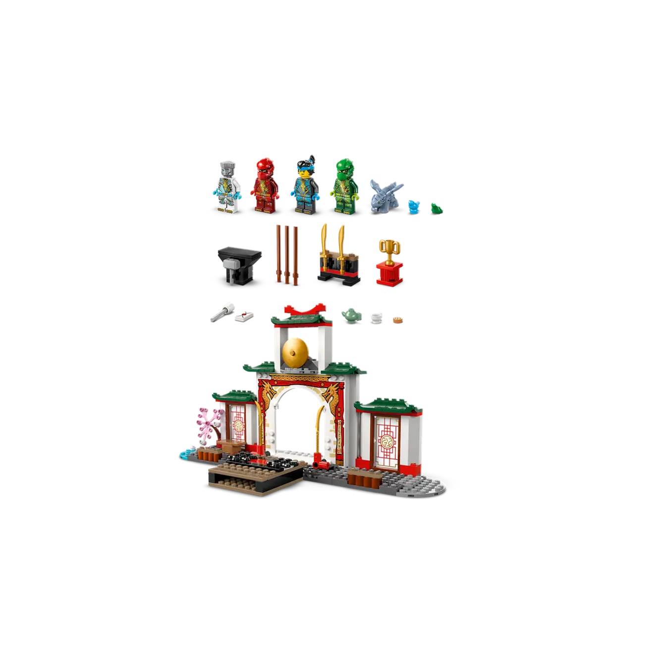 Ninjago le temple de spinjitzu des ninjas 71831 multicolore