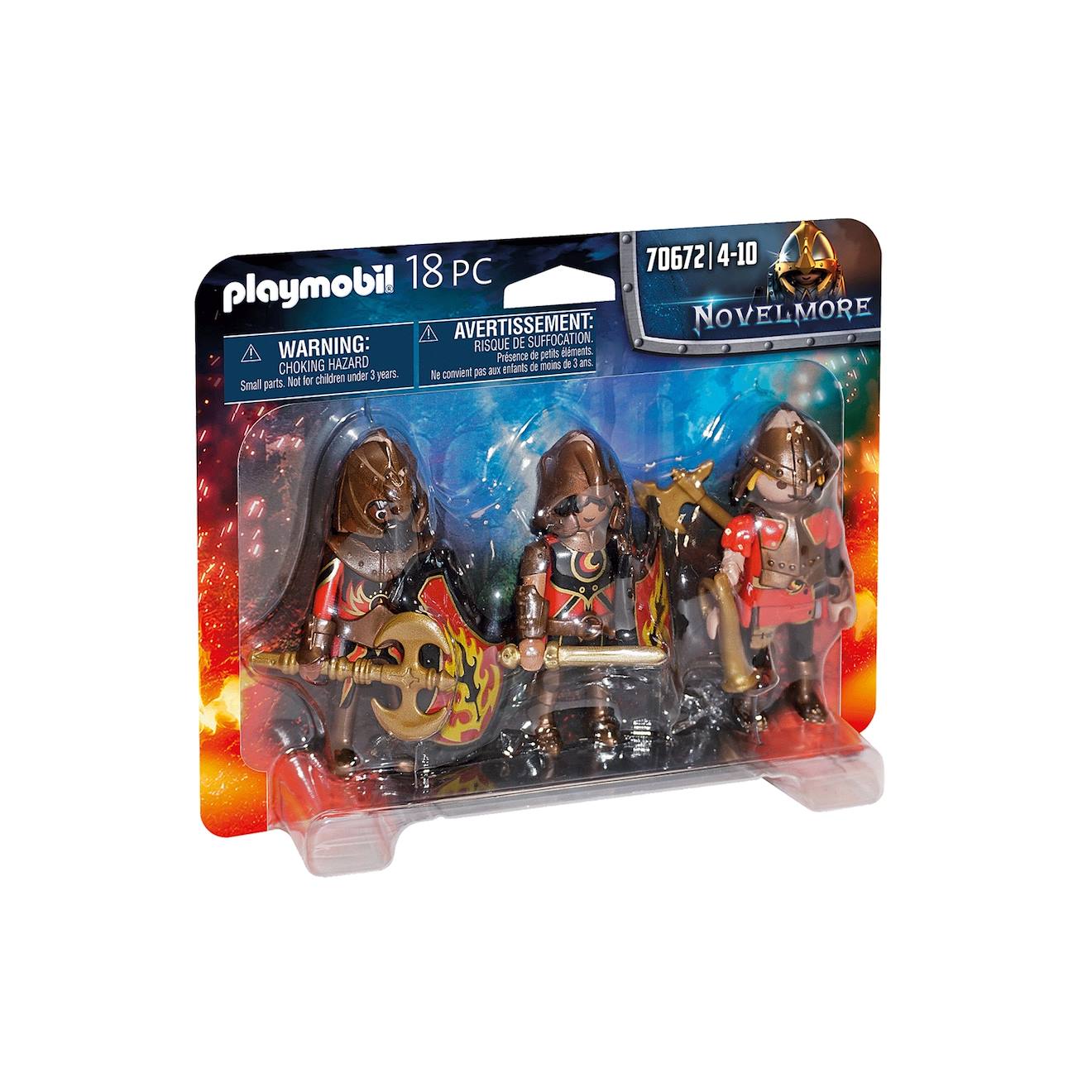 Novelmore 3 combattants burnham raiders 70672 multicolore