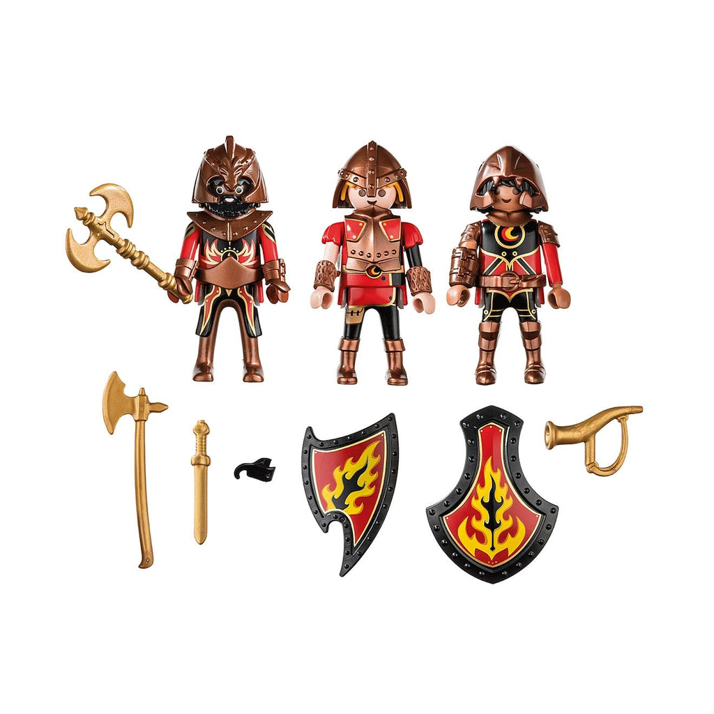 Novelmore 3 combattants burnham raiders 70672 multicolore