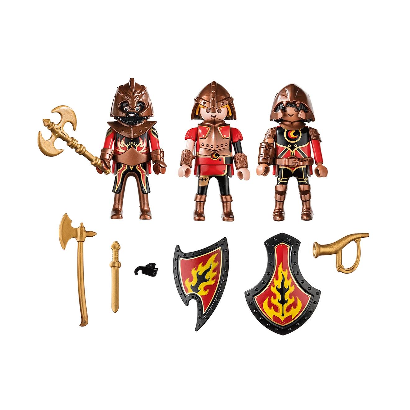 Novelmore 3 combattants burnham raiders 70672 multicolore