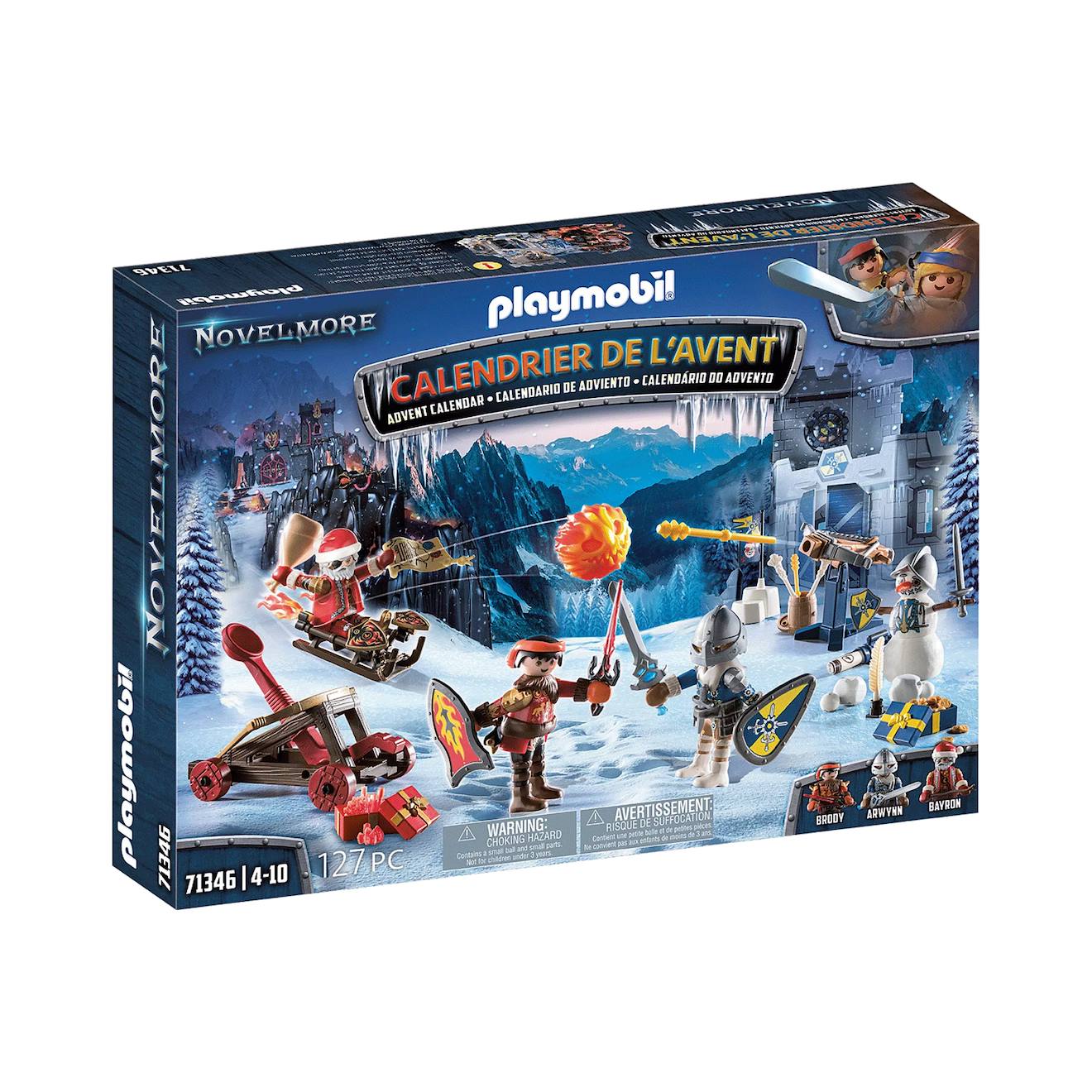 Novelmore calendrier de l'avent - noël des chevaliers 71346 multicolore
