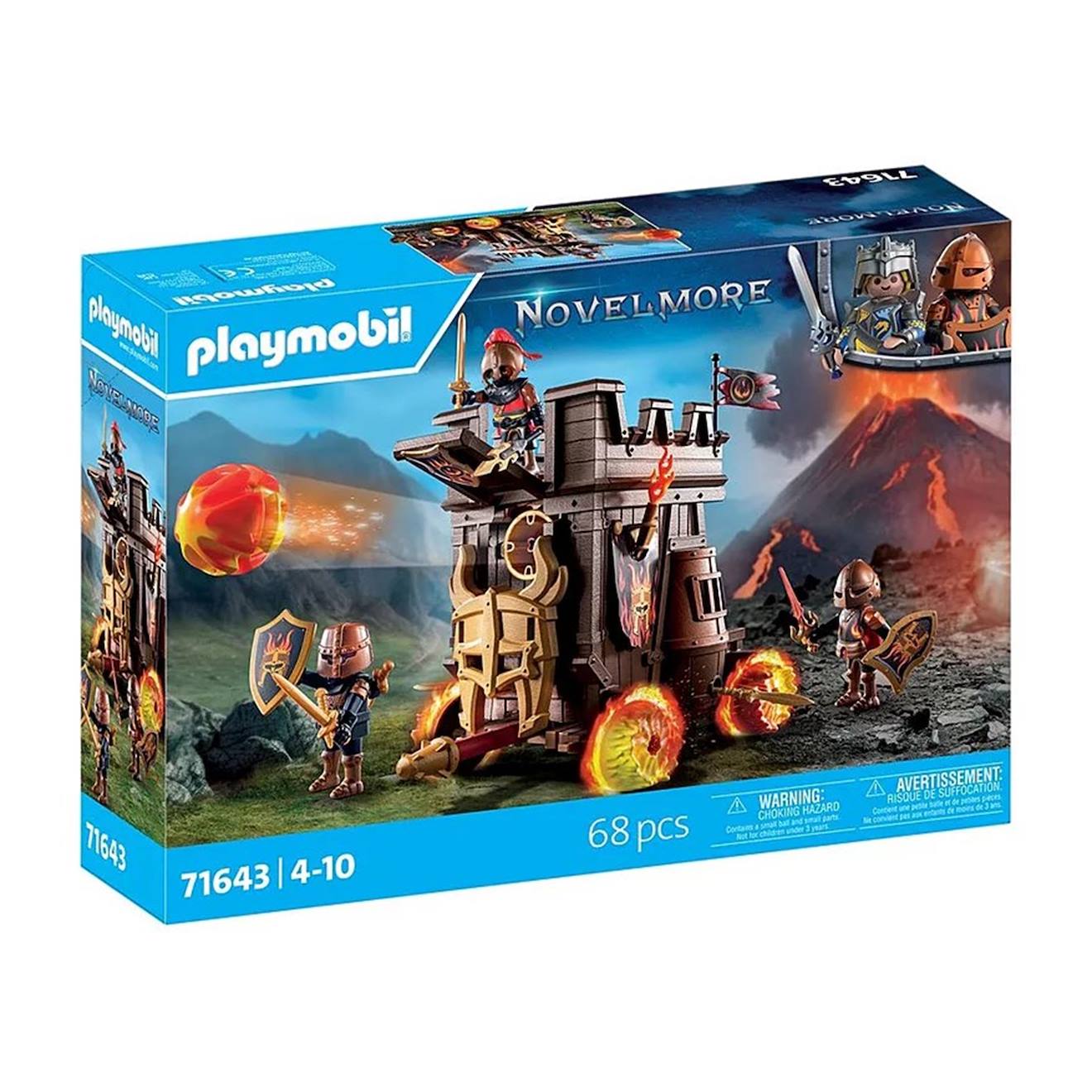 Novelmore char de combat avec canon des burnham raiders 71643 multicolore