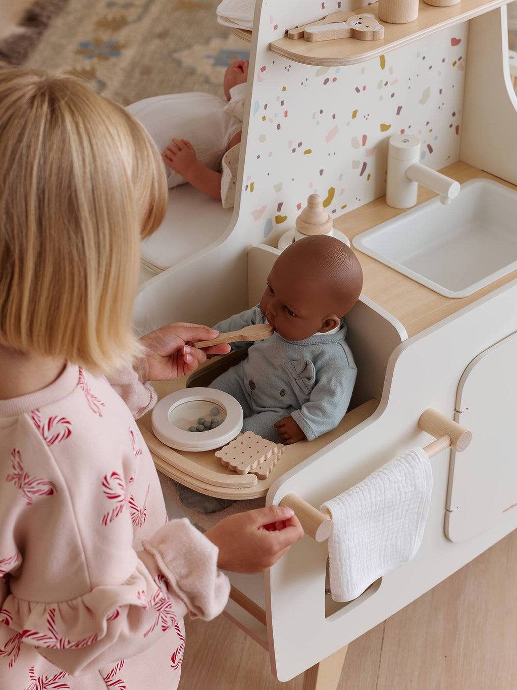 Nurserie poupon en bois FSC blanc
