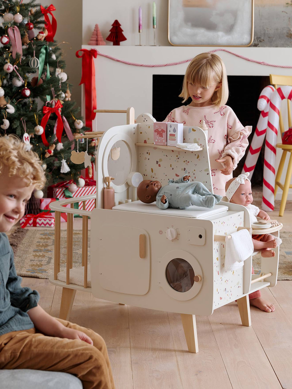 Nurserie poupon en bois FSC blanc