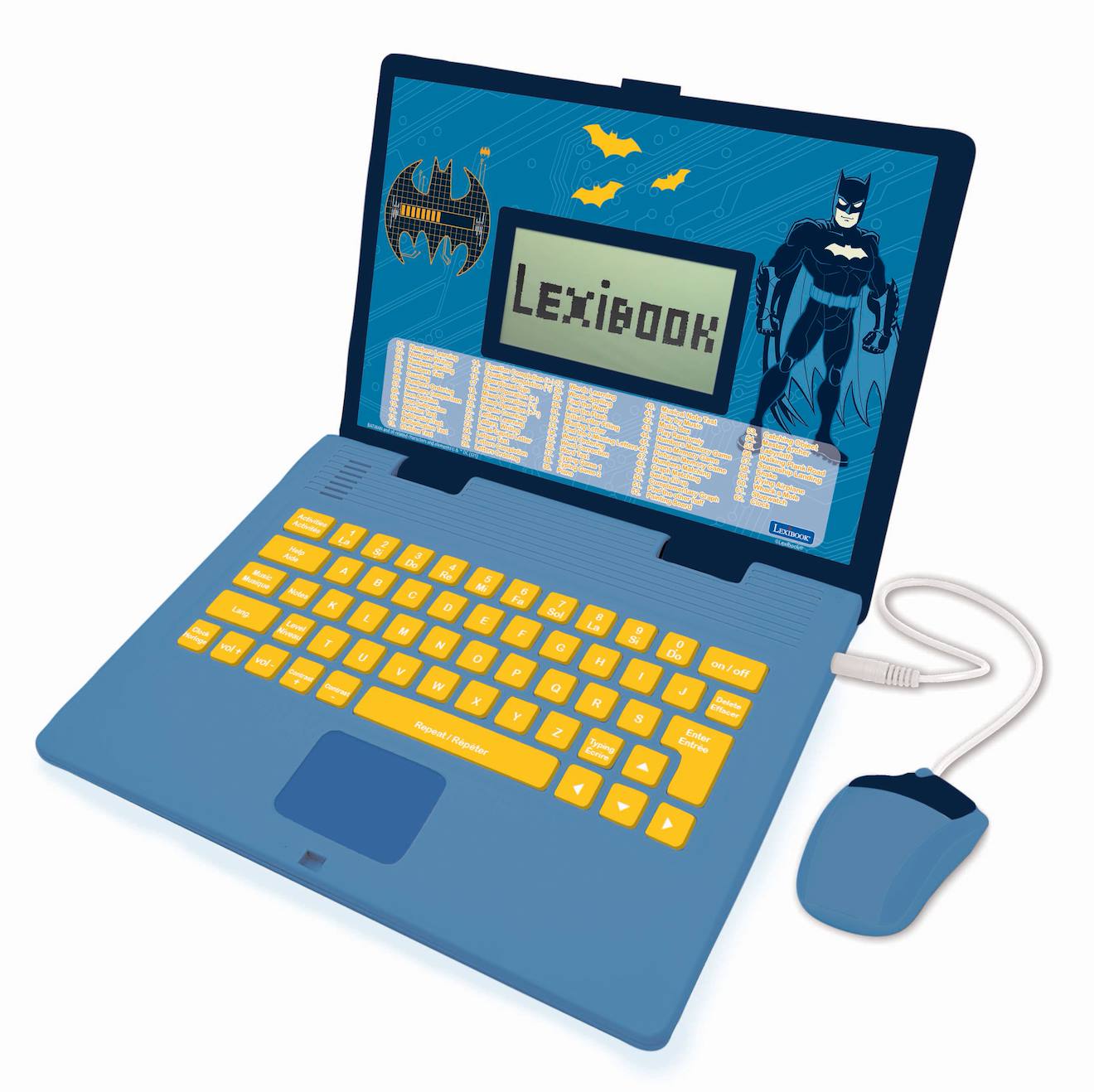 Ordinateur portable éducatif bilingue Batman (FR/EN) multicolore
