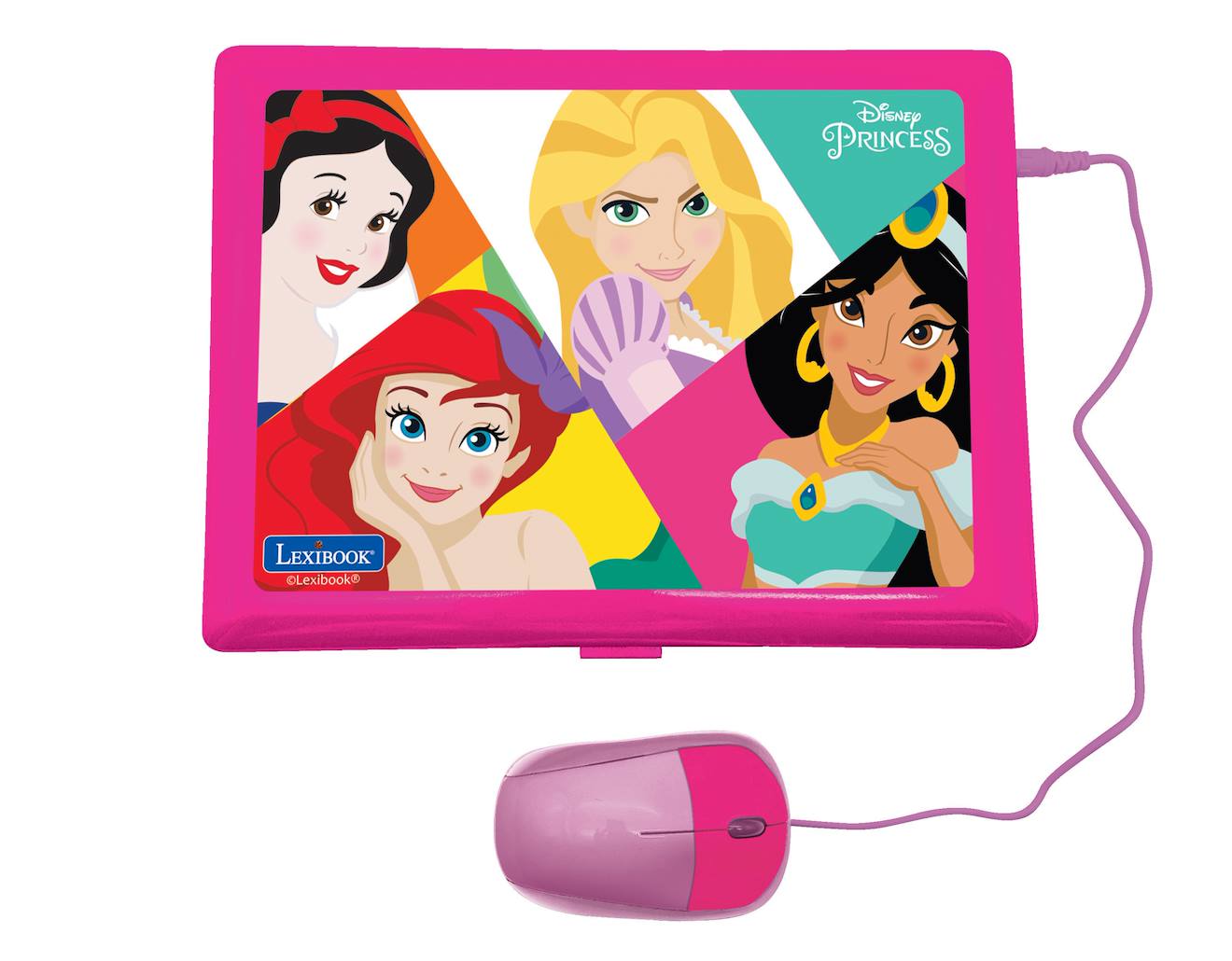 Ordinateur portable éducatif bilingue Disney princesse (FR/EN) multicolore