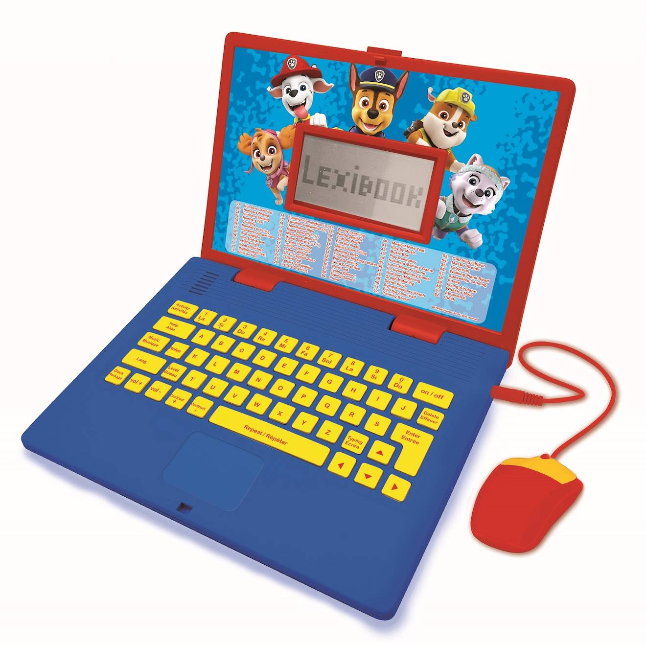 Ordinateur portable éducatif bilingue la pat patrouille (FR/EN) multicolore