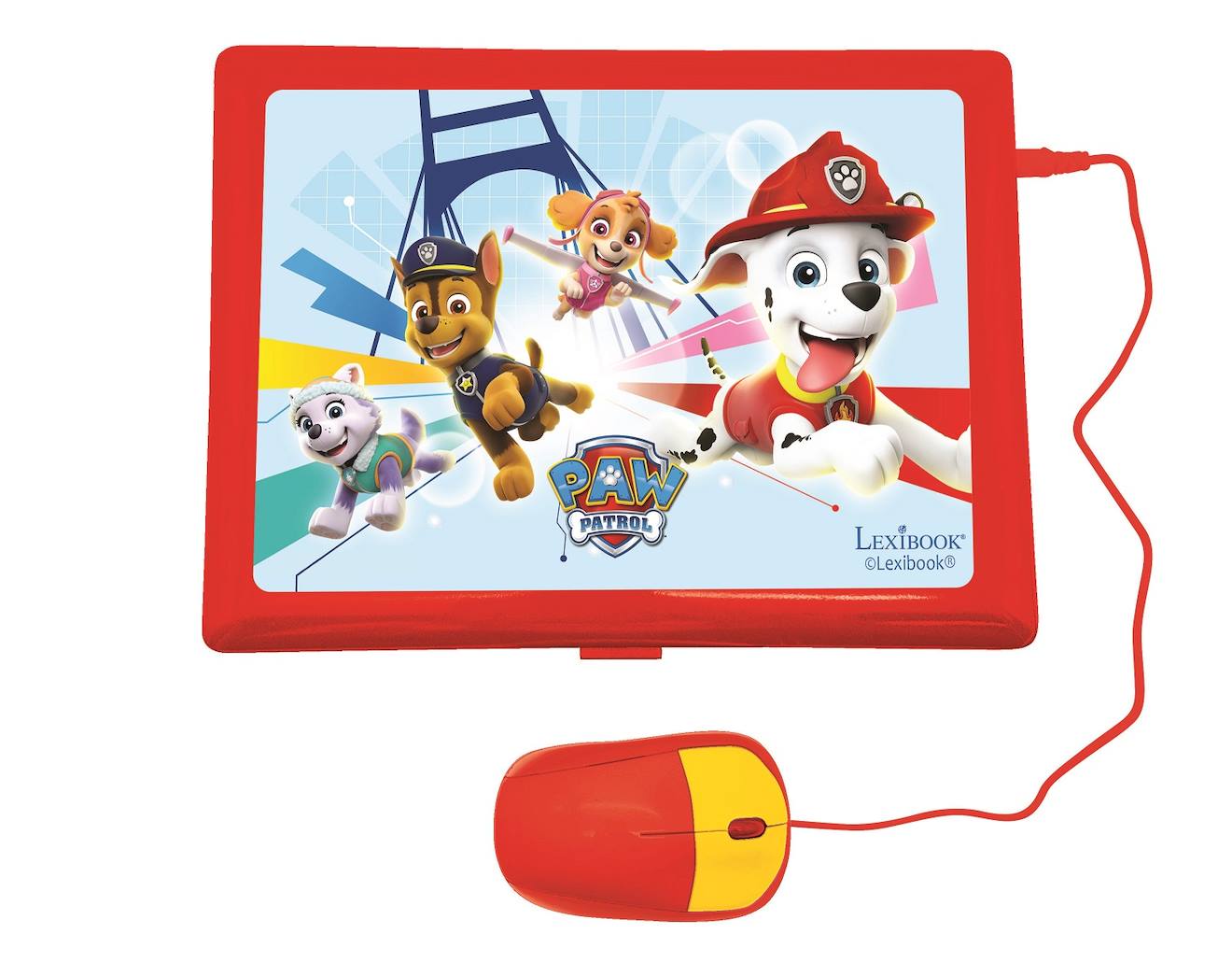Ordinateur portable éducatif bilingue la pat patrouille (FR/EN) multicolore