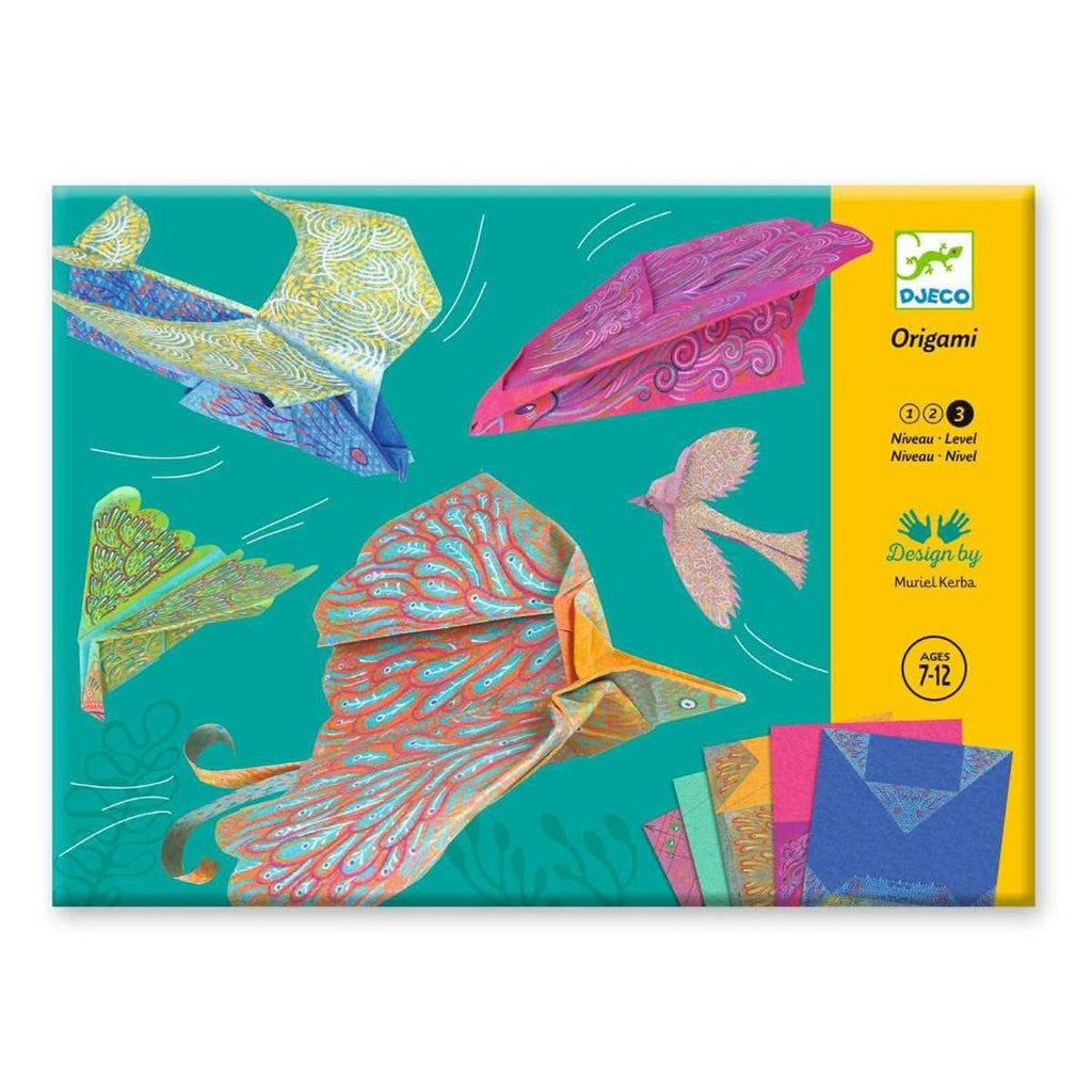 Origami à tire d'ailes multicolore