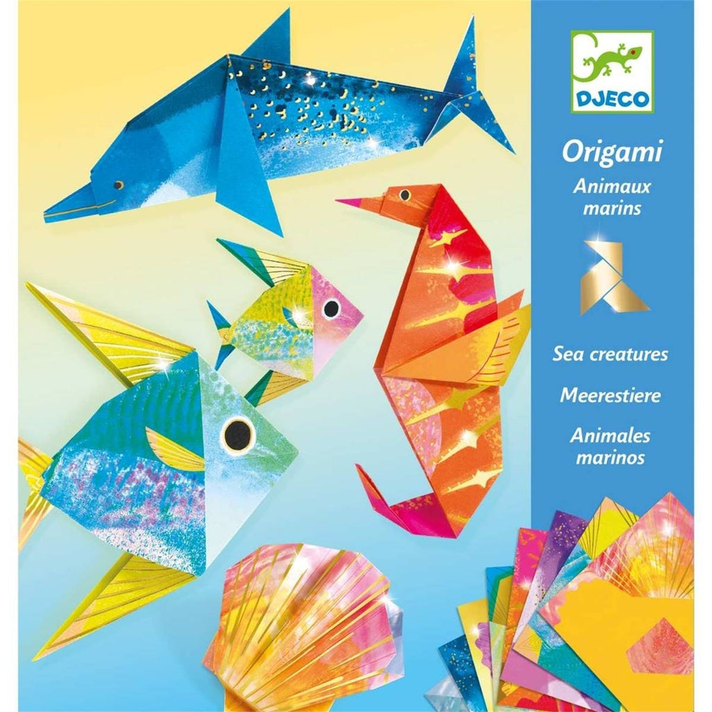 Origami animaux marins multicolore
