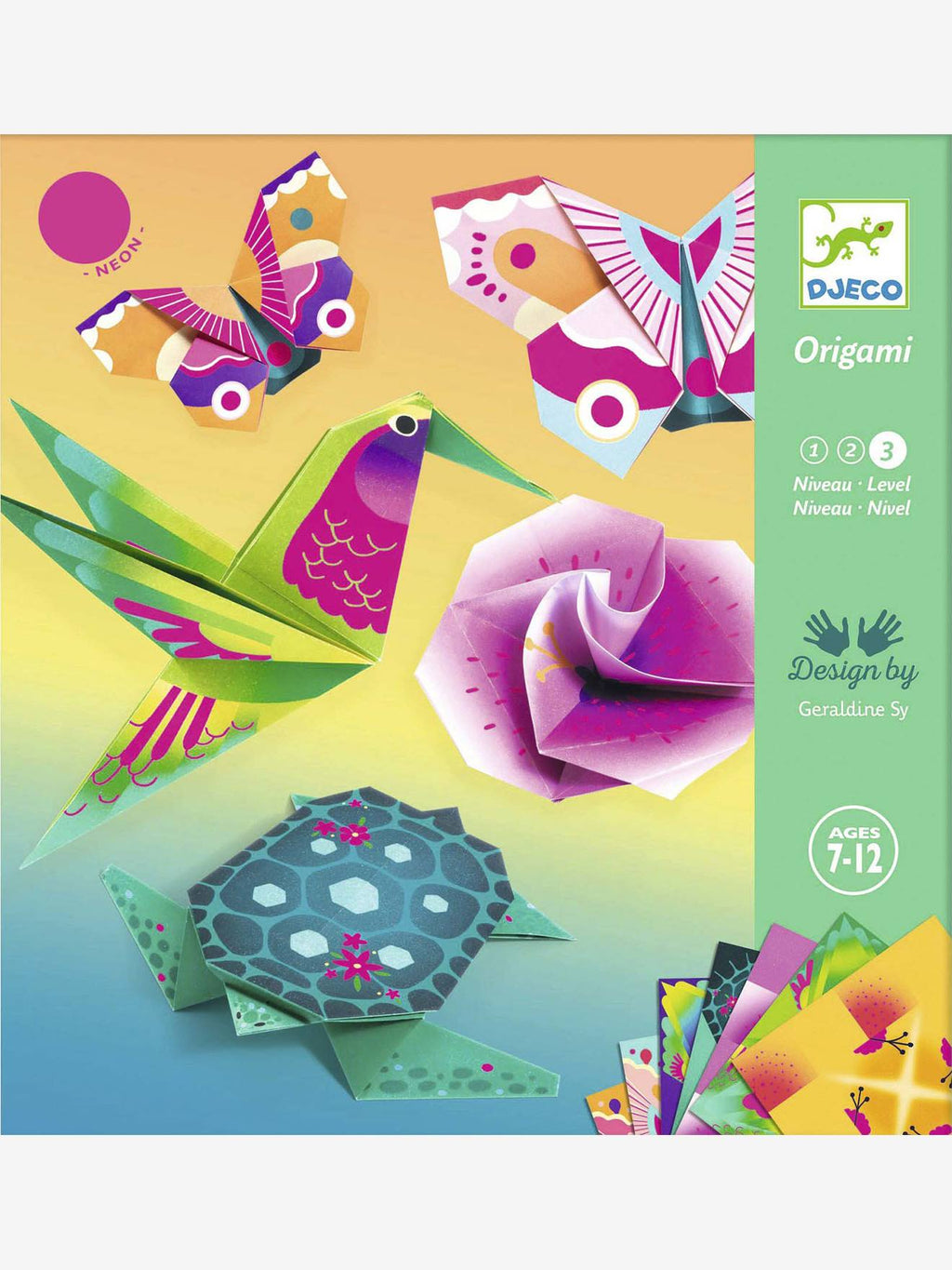 Origami les tropiques vert