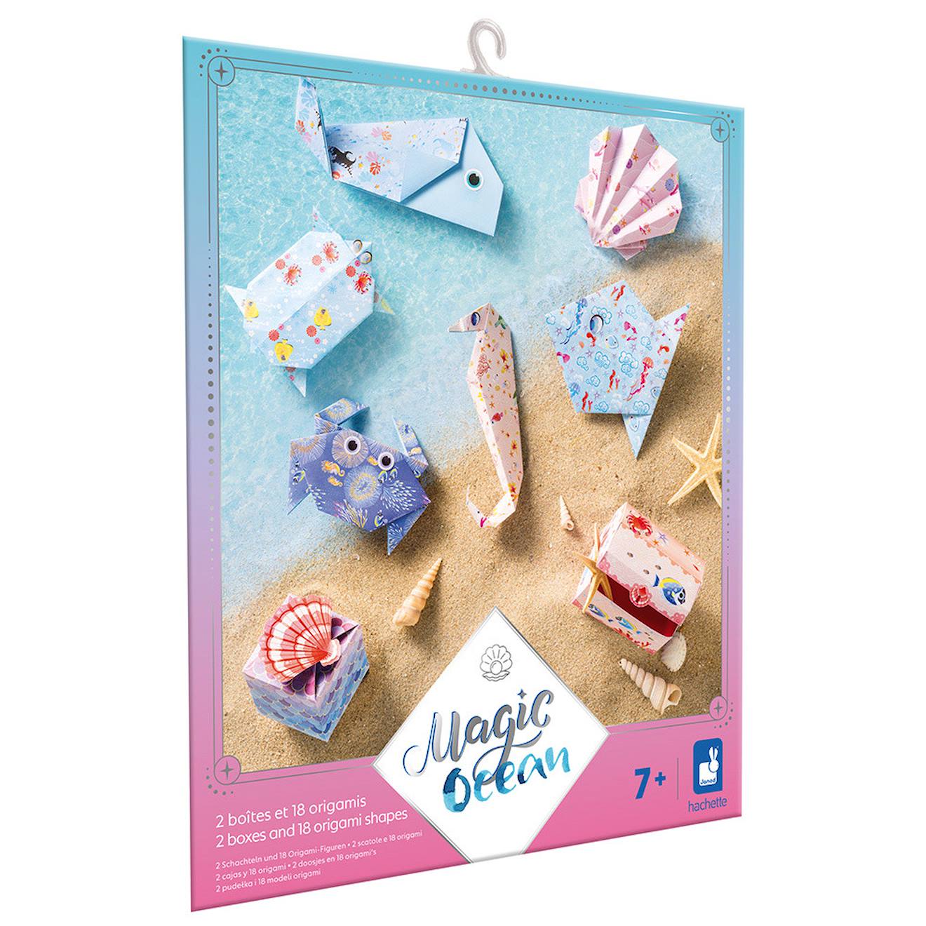 Origamis thème sirènes - magic océan multicolore