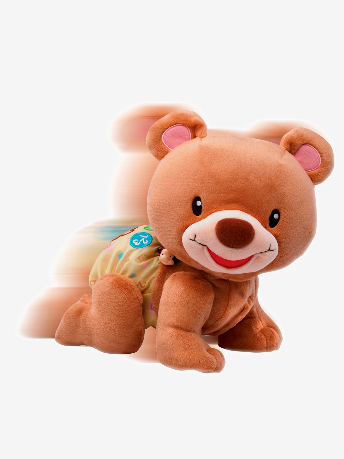 Ourson 123 suis-moi marron