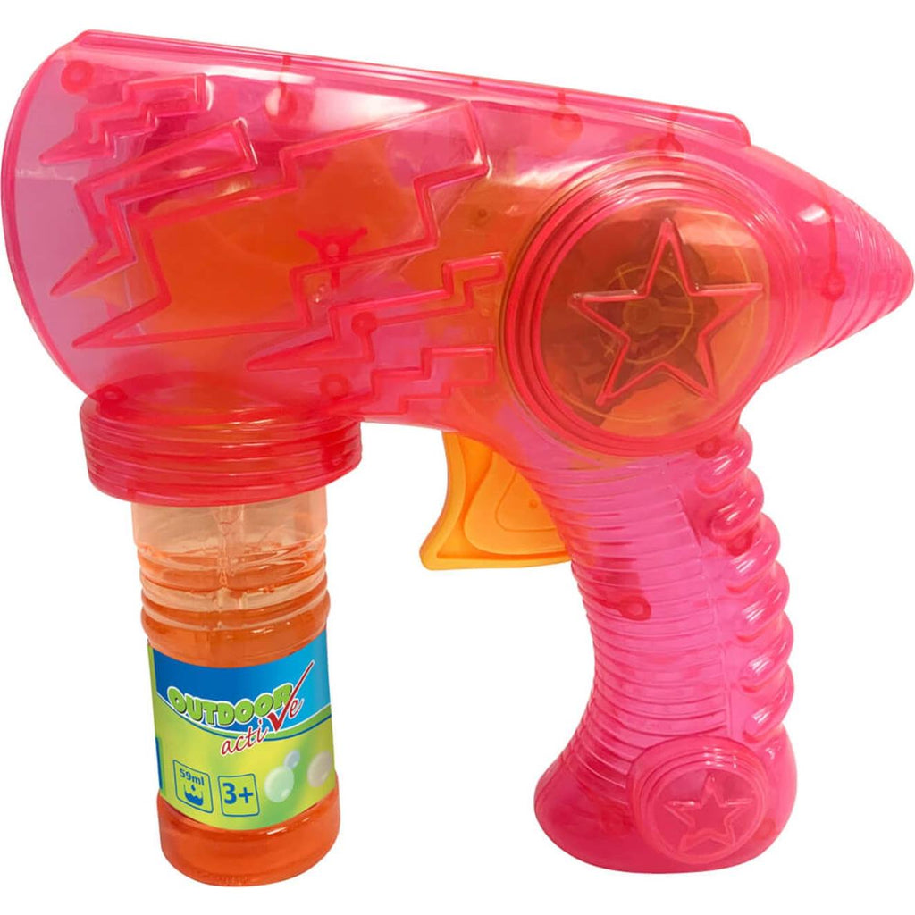 Outdoor active pistolet à bulles de savon rose