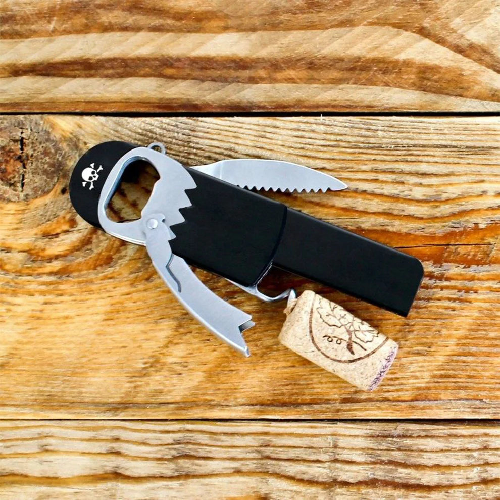 Tire-bouchon & Décapsuleur Pirate