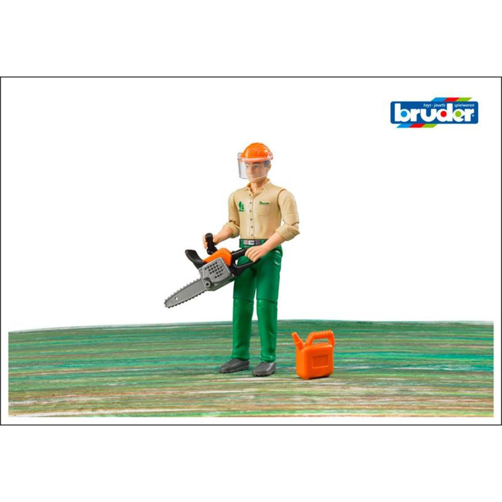 Ouvrier forestier avec accessoires multicolore
