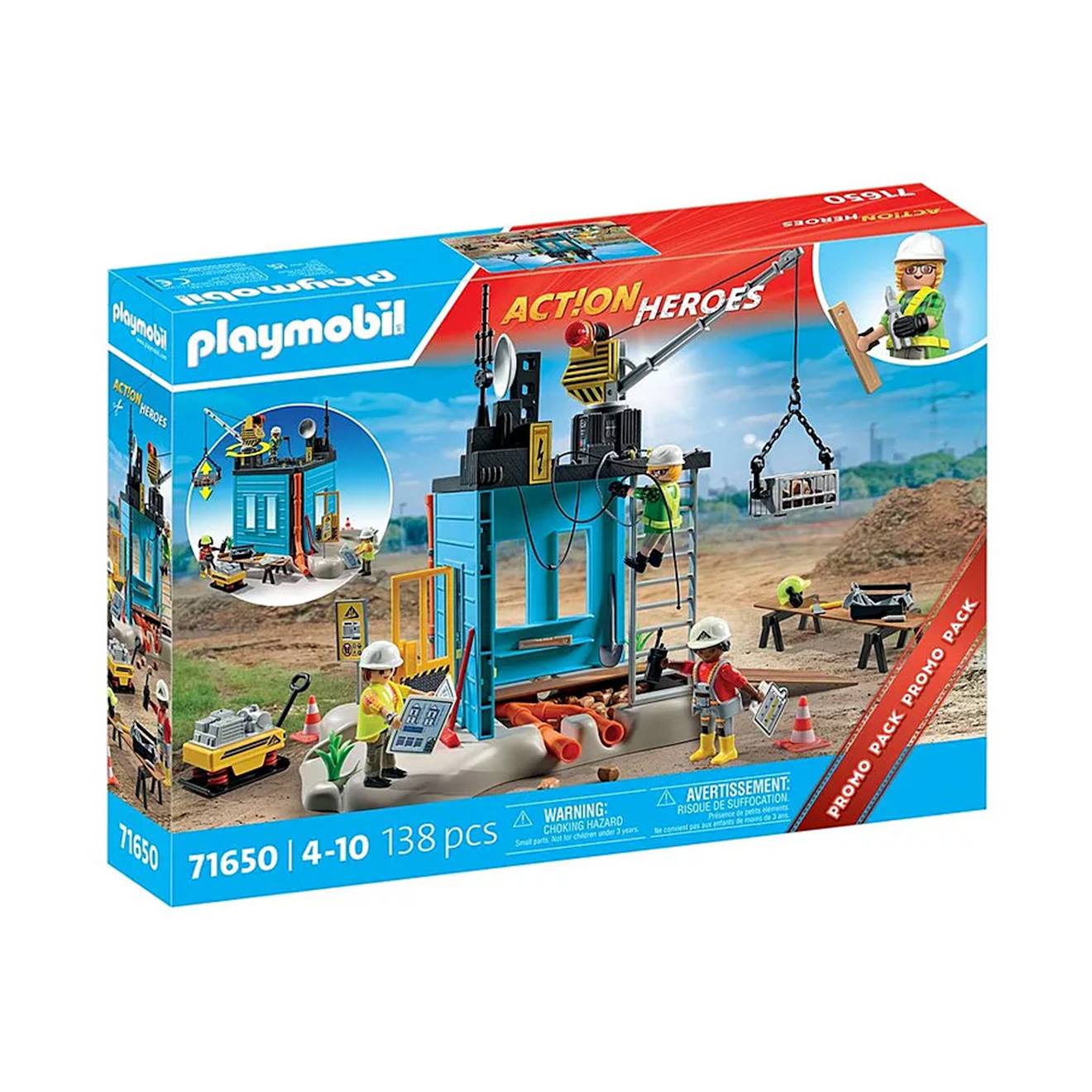 Ouvriers et chantier 71650 multicolore
