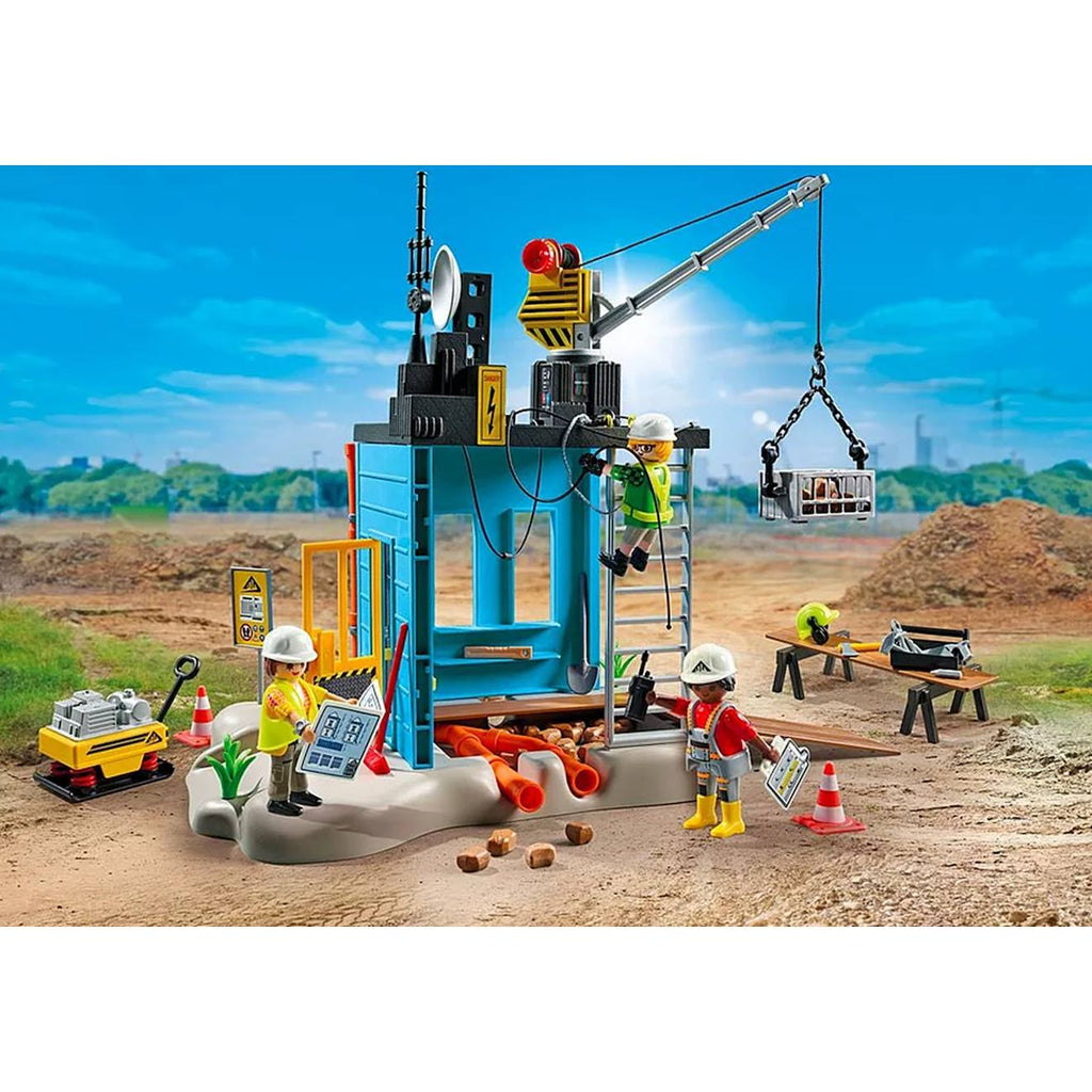 Ouvriers et chantier 71650 multicolore