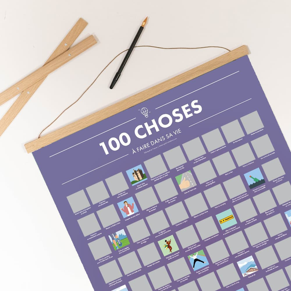 Pack 100 Choses à Faire dans sa Vie - Coffret Cadeau