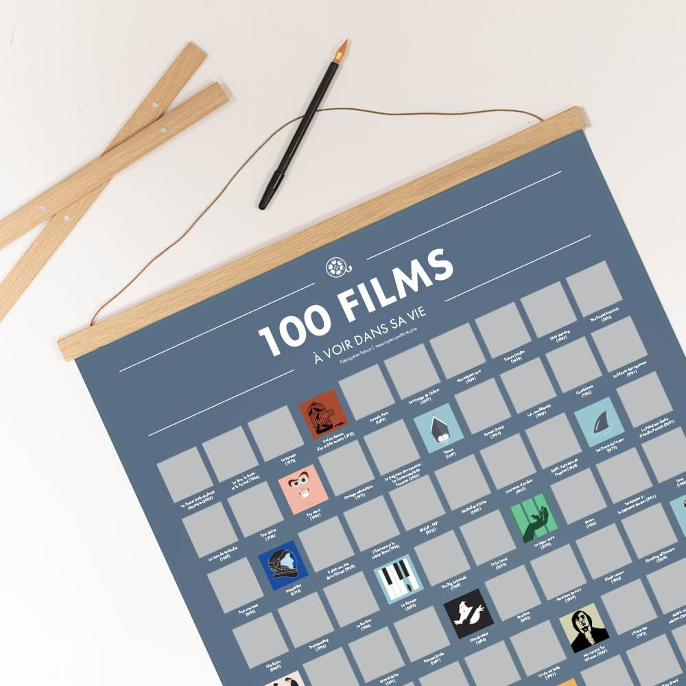 Pack 100 Films à Voir dans sa Vie - Coffret Cadeau