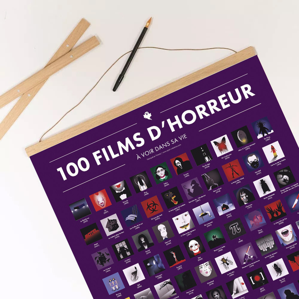 Pack 100 Films d'Horreur à Voir dans sa Vie - Coffret Cadeau