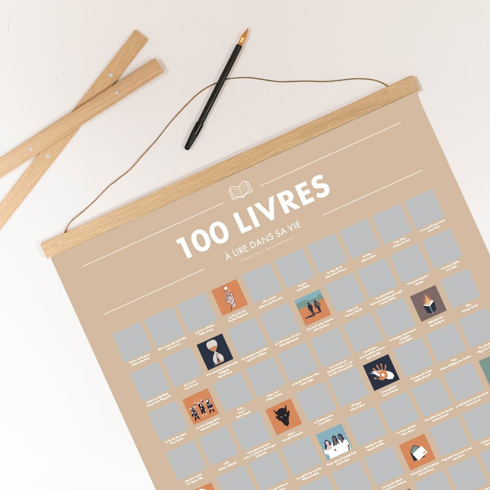 Pack 100 Livres à Lire dans sa Vie - Coffret Cadeau