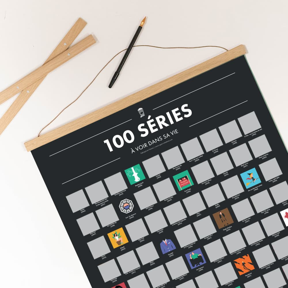 Pack 100 Séries à Voir dans sa Vie - Coffret Cadeau