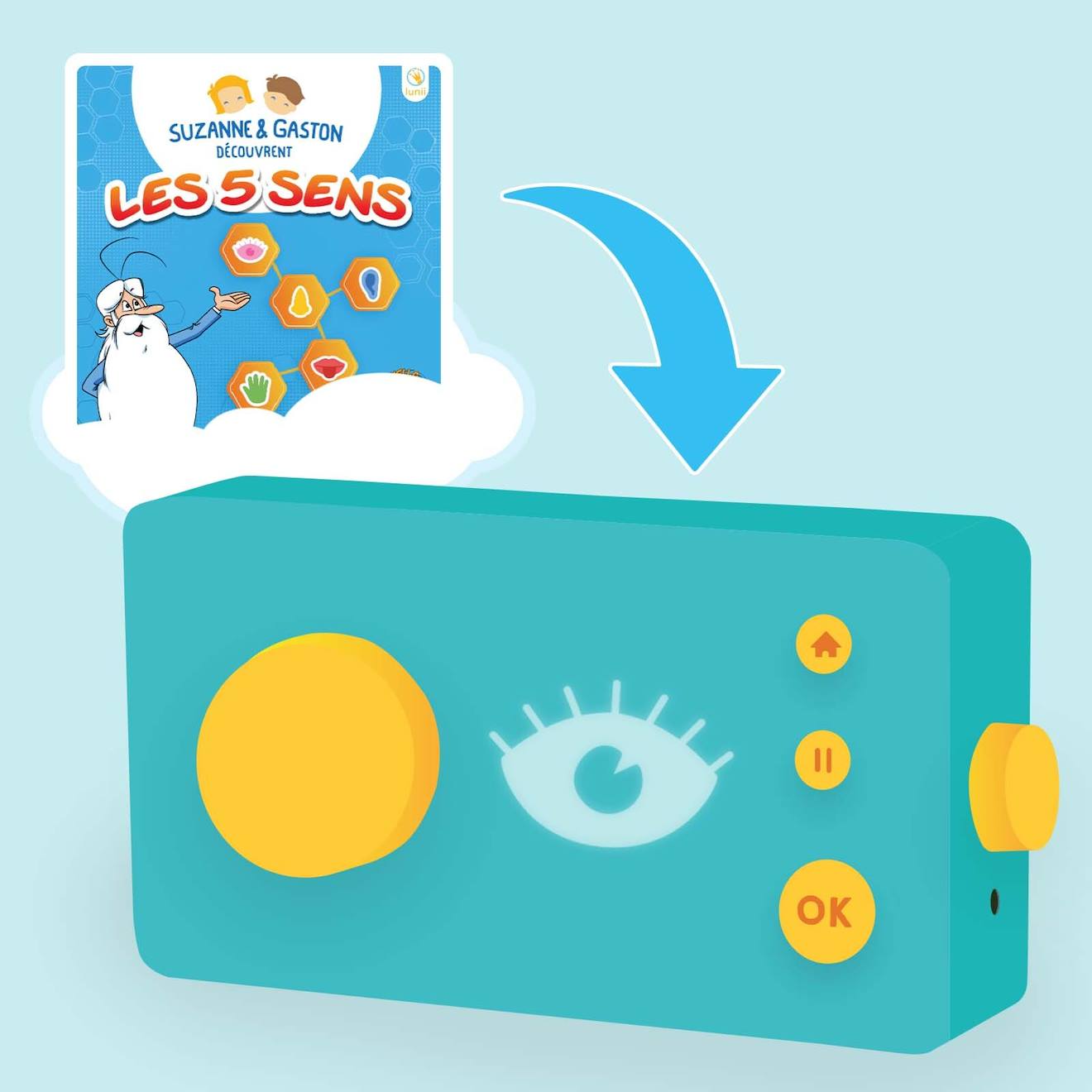 Pack 3 livres audio interactifs - pack découverte avec suzanne & gaston dès 3 ans, 40 histoires à composer, 5h03 d'écoute multicolore