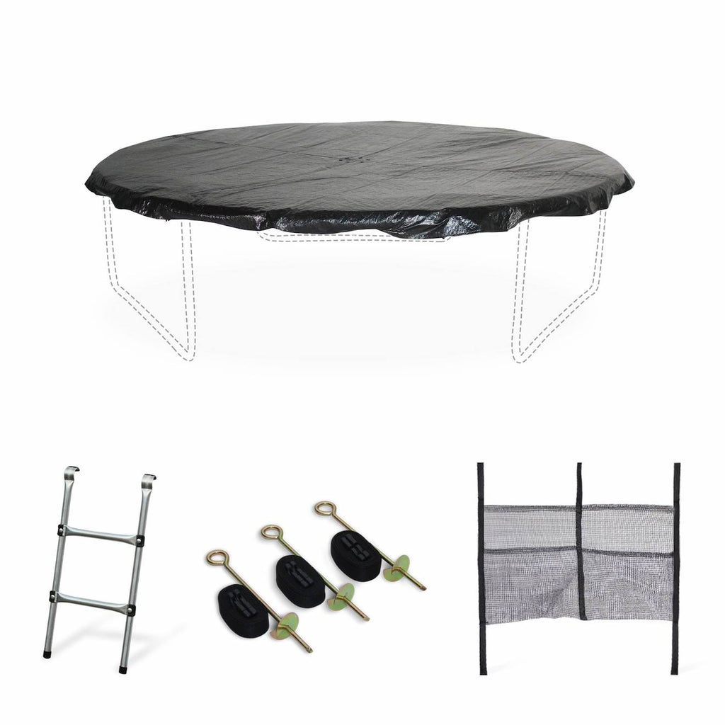 Pack accessoires pour trampoline ?260cm pack accessoires noir