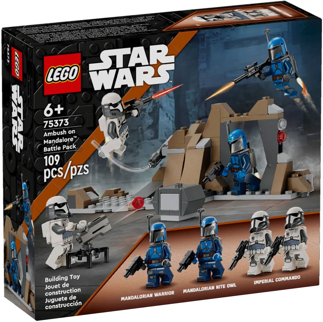 Pack de combat Star Wars l'embuscade sur mandalore™ 75373 multicolore