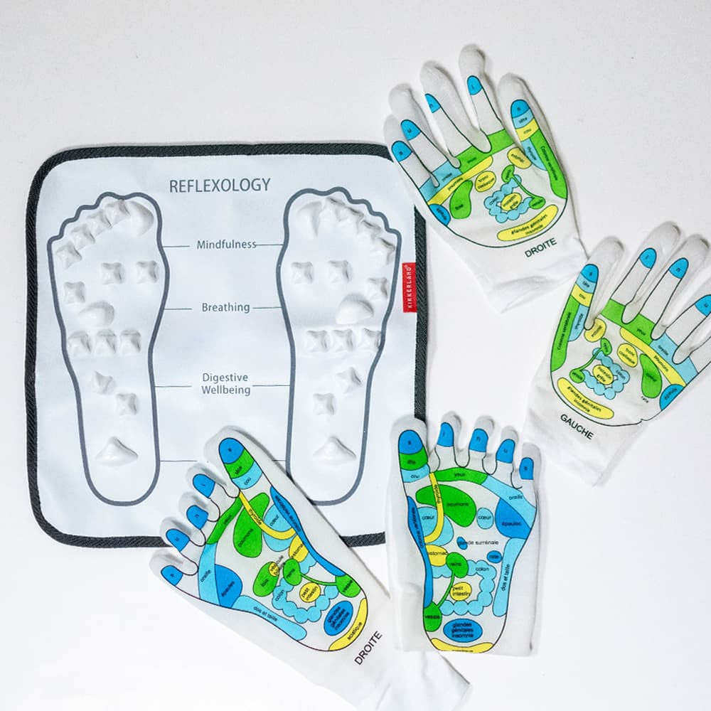 Pack Réflexologie "Chaussettes + Gants + Tapis" 13429-defaultCombination - Coffret Cadeau