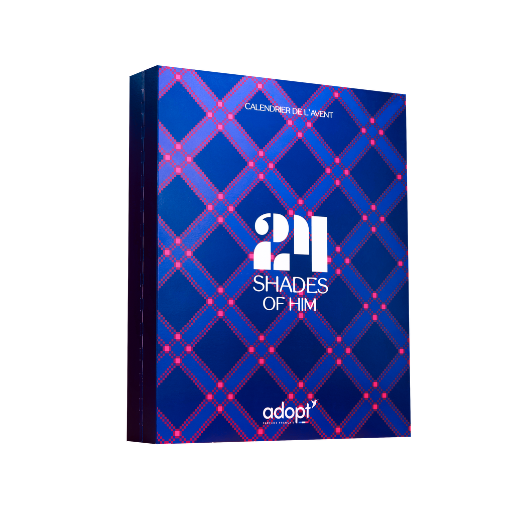 Packaging du calendrier de l'Avent Adopt 24 Shades of Him