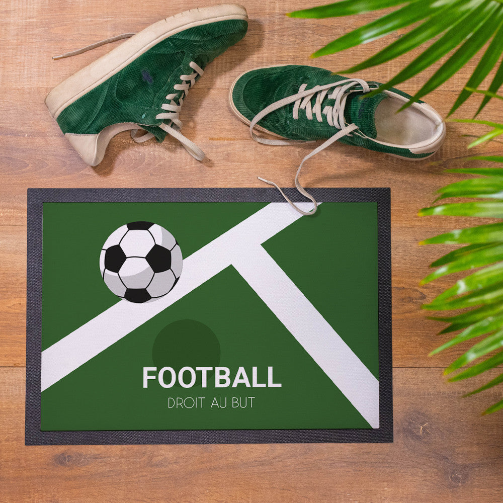 Paillasson Football à Personnaliser Format 35 x 50 cm - Paillasson Personnalisé