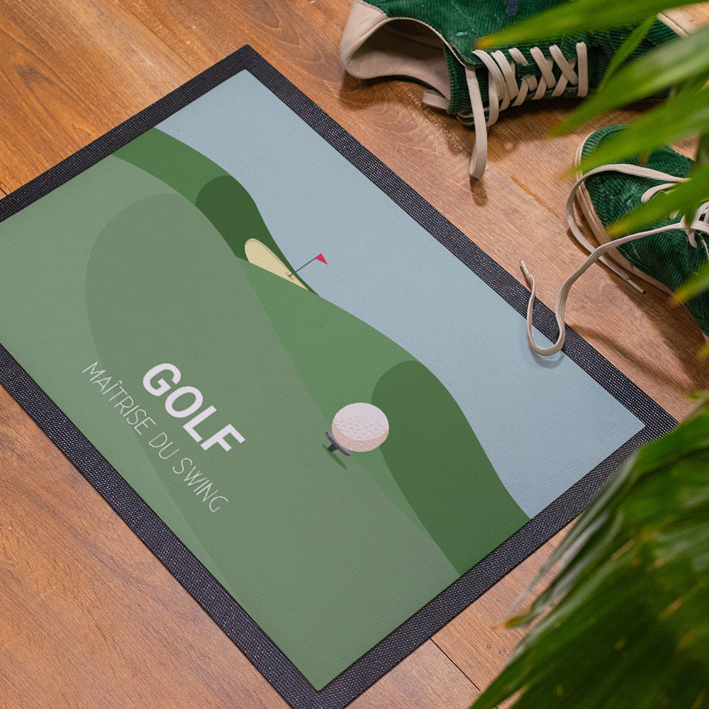 Paillasson Golf à Personnaliser Format 35 x 50 cm - Paillasson Personnalisé
