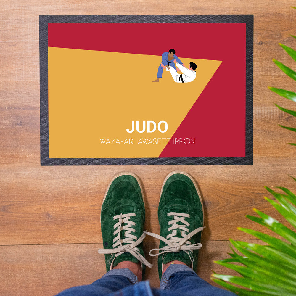 Paillasson Judo à Personnaliser Format 35 x 50 cm - Paillasson Personnalisé